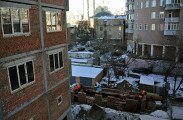 Динамiка будiвництва житлового комплексу "Либiдь" станом на 18.02.2015р