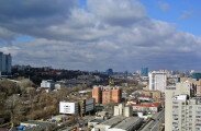 Динамiка будiвництва ЖК "Либiдь" станом на 05.03.2015р. Вид з вікон.
